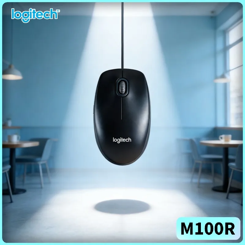 Wired USB Optical Mouse Logitech M100R 1000DPI Ambidextrous Comfort Grip for Office Home PC Laptop Document Editing
Wired USB Optical Mouse Logitech M100R 1000DPI Ambidextrous Comfort Grip for Office Home PC Laptop Document Editing