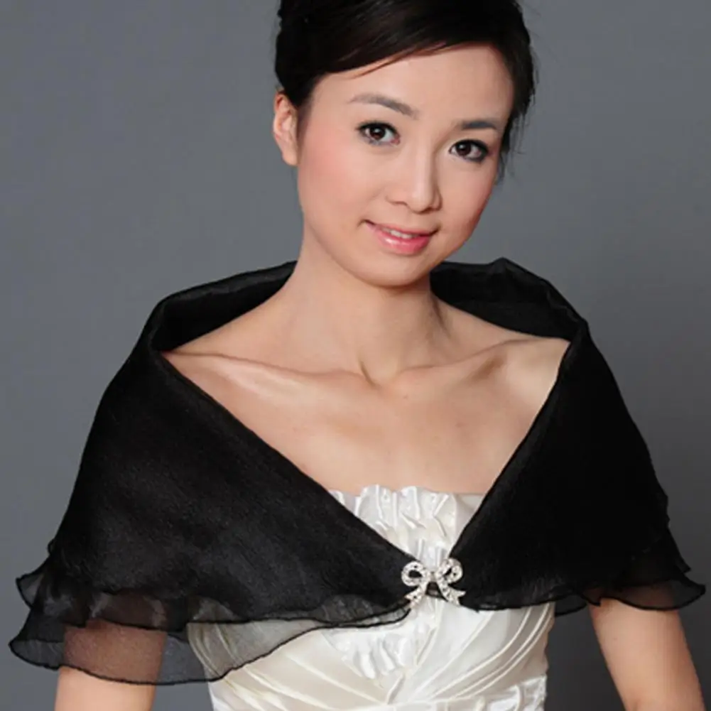 Женская элегантная шаль для невесты, блестящая сетка, украшенная V-образным вырезом для свадебных торжеств и особых случаев
Женская элегантная шаль для невесты, блестящая сетка, украшенная V-образным вырезом для свадебных торжеств и особых случаев