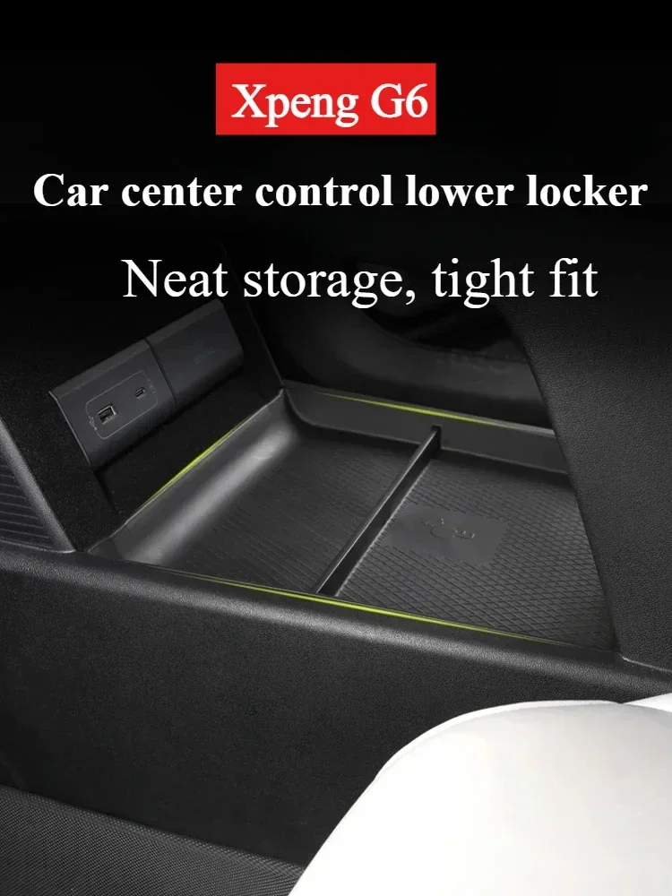 For Xpeng G6 Center Console Storage Box Car Central Lower Layer Tray TPE Organizer Stowing Tidying Car Interior Storage Pad
For Xpeng G6 Center Console Storage Box Car Central Lower Layer Tray TPE Organizer Stowing Tidying Car Interior Storage Pad