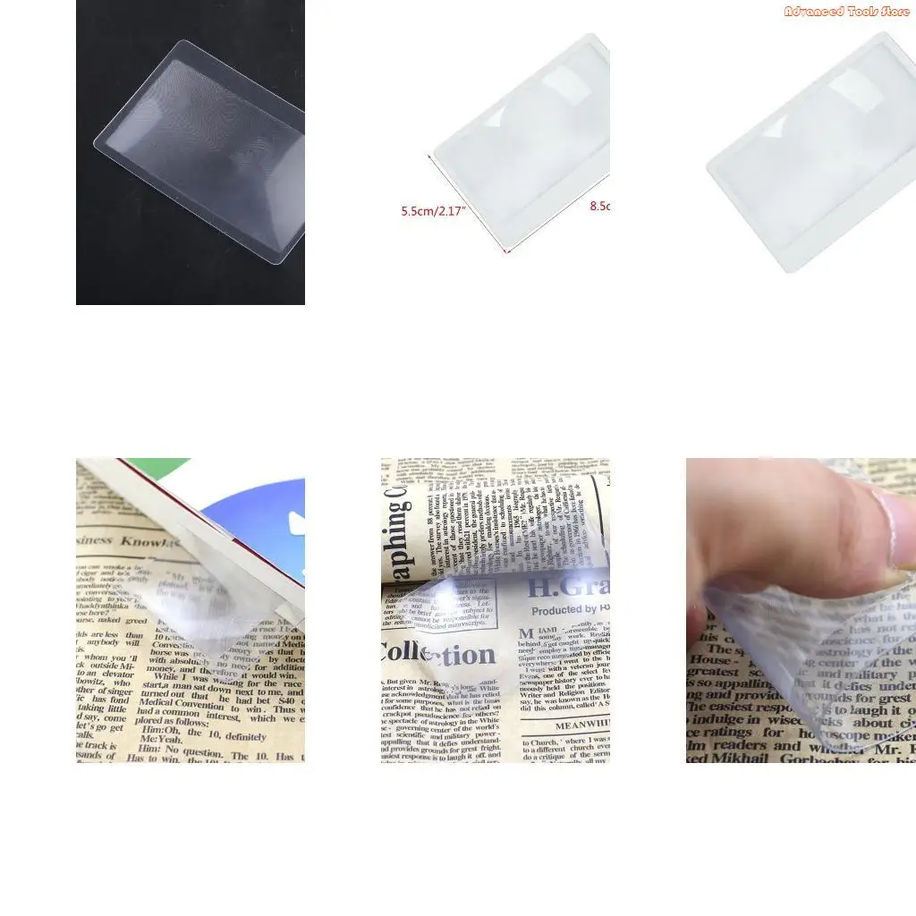 Credit Card Sized Glass 3X Fresnel- Reading Magnifier Lens- 3.3x2.2in W91B
Credit Card Sized Glass 3X Fresnel- Reading Magnifier Lens- 3.3x2.2in W91B