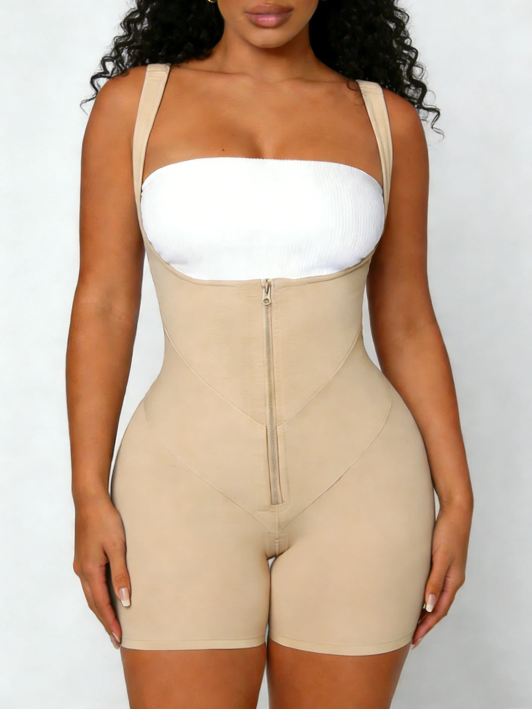 Fajas Colombianas Open Bust Shapewear for Women, Tummy Control Zipper Body Shaper, Compression Waist Trainer Slimming Bodysuit
Fajas Colombianas Open Bust Shapewear for Women, Tummy Control Zipper Body Shaper, Compression Waist Trainer Slimming Bodysuit