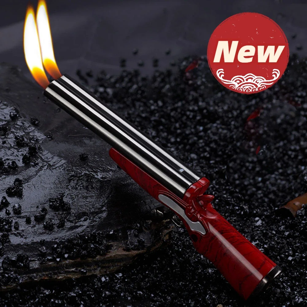 2025 Refillable Double Flame Candle Lighter Creative Mini Gun Butane Gas Lighter Cool Gifts for Men New
2025 Refillable Double Flame Candle Lighter Creative Mini Gun Butane Gas Lighter Cool Gifts for Men New