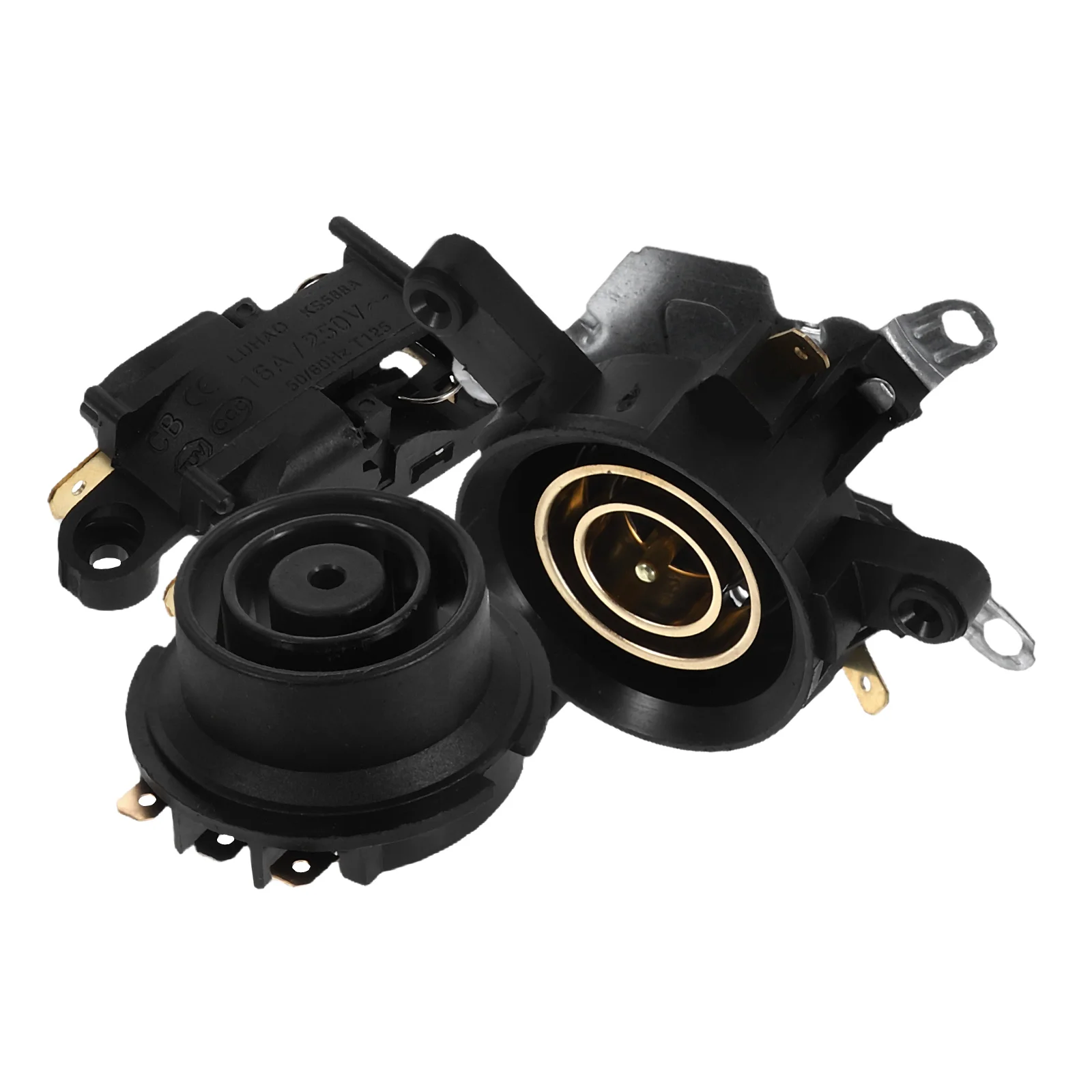 1 set Electric Kettle Coupler Thermostat Switch Black Kitchen Supplies Replacement Parts Control Tools Heating Safety Design
1 set Electric Kettle Coupler Thermostat Switch Black Kitchen Supplies Replacement Parts Control Tools Heating Safety Design