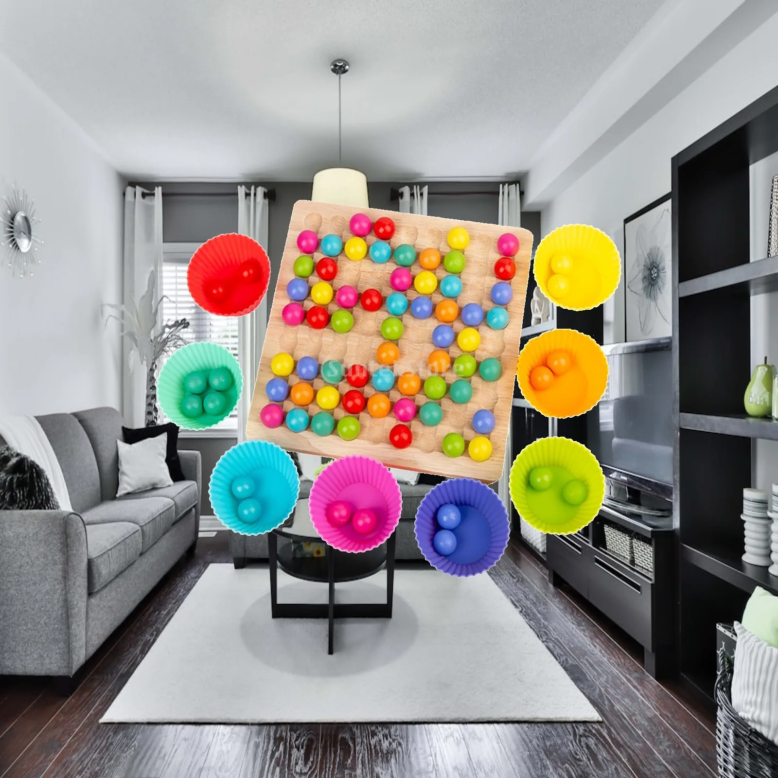 Colorful Wooden Beads Game Puzzle Toy for Toddler Educational Games Math Learning Gift for Girls Boys Age 3 4 5 Years
Colorful Wooden Beads Game Puzzle Toy for Toddler Educational Games Math Learning Gift for Girls Boys Age 3 4 5 Years