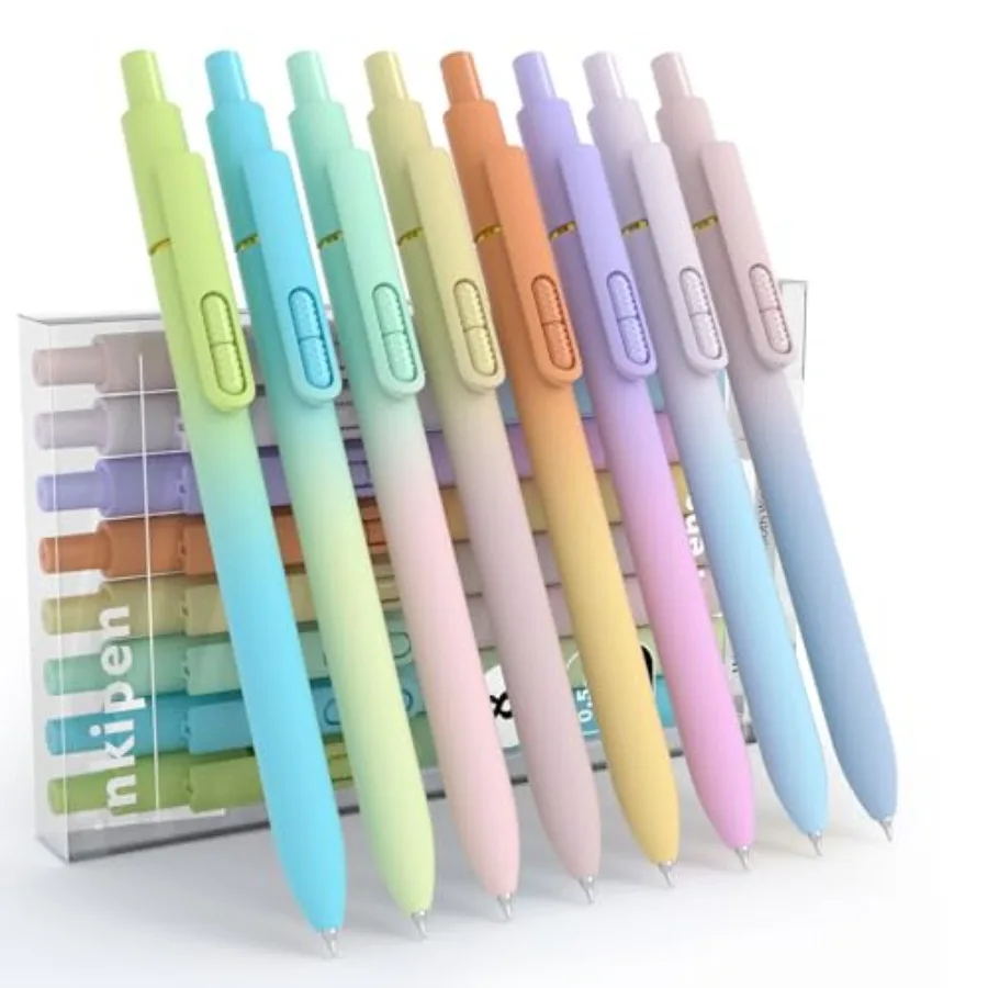 8 Pack Pens, Gel pens Black Ink, Fine Point 0.5mm,Quick-Drying Smooth Writing, School and Office Supplies
8 Pack Pens, Gel pens Black Ink, Fine Point 0.5mm,Quick-Drying Smooth Writing, School and Office Supplies