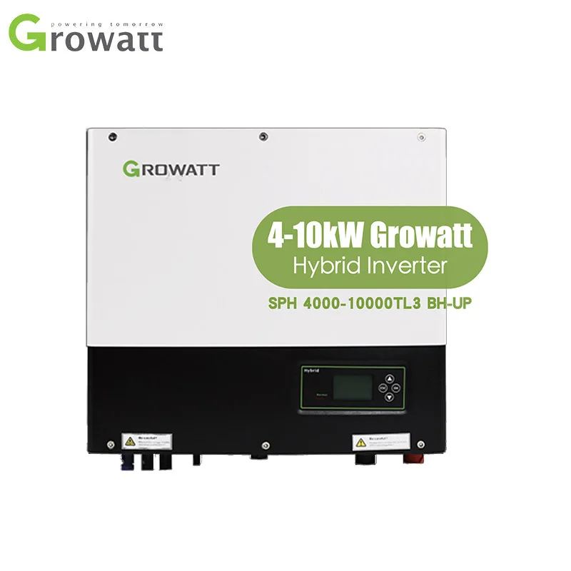Growatt 5000W 10000W Three Phase Hybrid Inverters SPH 5000-10000TL3 BH-UP Dual Mppts Гибридный Солнечный Инвертор
Growatt 5000W 10000W Three Phase Hybrid Inverters SPH 5000-10000TL3 BH-UP Dual Mppts Гибридный Солнечный Инвертор