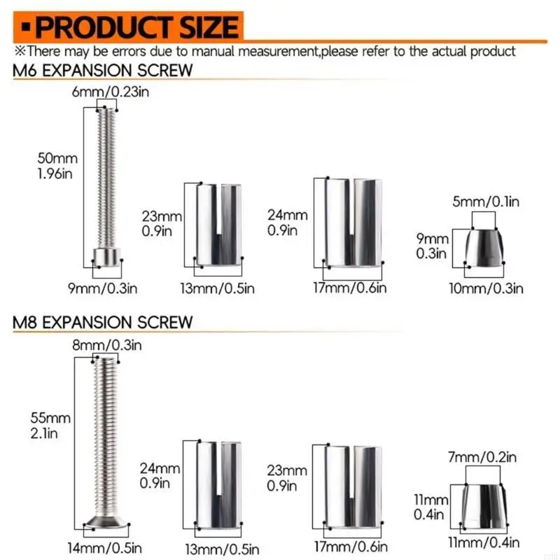 77HF Alloy Expansion Bolts For Motorbike And Electric Bike Mirrors Ensuring Stability
77HF Alloy Expansion Bolts For Motorbike And Electric Bike Mirrors Ensuring Stability