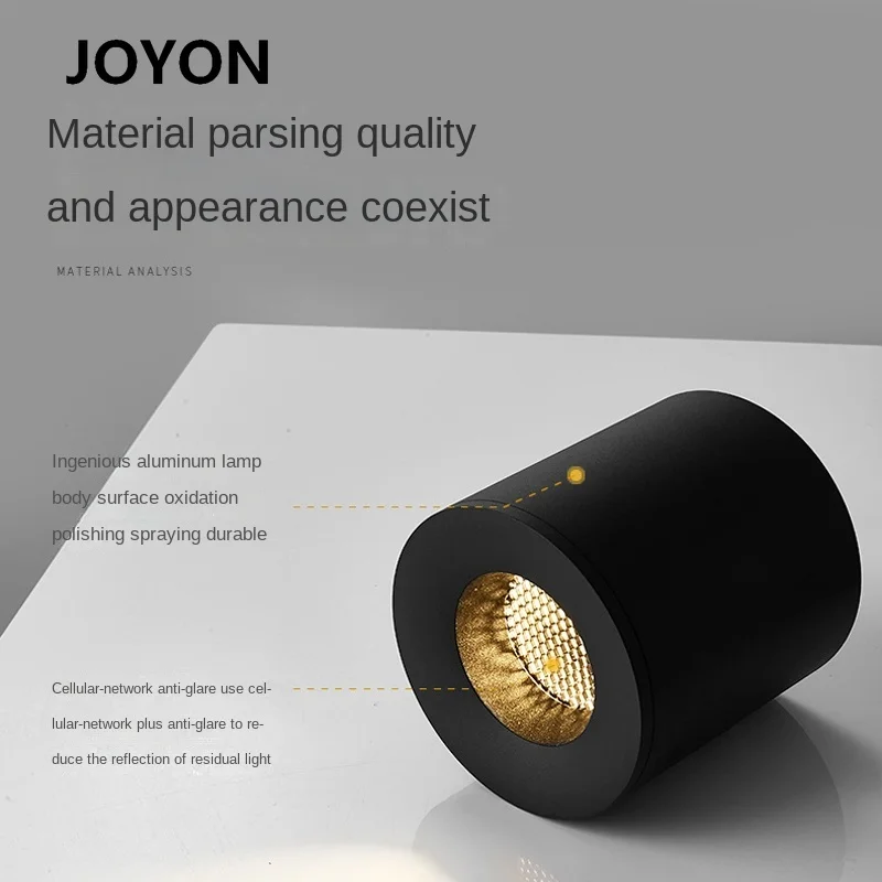 Surface Mounted Round LED Downlight Nordic Minimalist COB Ceiling Light 7W 12W Cylindrical Living Room Led Spotlight Lamps
Surface Mounted Round LED Downlight Nordic Minimalist COB Ceiling Light 7W 12W Cylindrical Living Room Led Spotlight Lamps