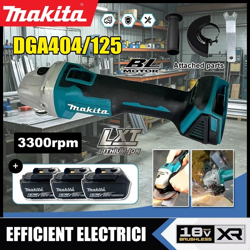 Makita Electric DGA404 Brushless Angle Grinder Polishing Cutting Machine Cordless Angle Grinder Tool For 18V Battery 100mm
Makita Electric DGA404 Brushless Angle Grinder Polishing Cutting Machine Cordless Angle Grinder Tool For 18V Battery 100mm