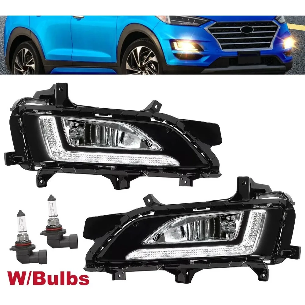 For 2019 2020 2021 Hyundai Tucson LED Fog Lights Front Bumper Lamps with DRL
For 2019 2020 2021 Hyundai Tucson LED Fog Lights Front Bumper Lamps with DRL