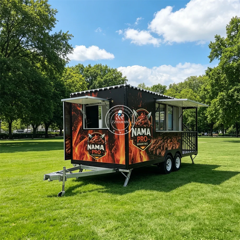 Fully Equipped Commercial Custom Catering Truck Burger Juice BBQ Hot Dog Food Trailer Juice Smoothie Food Truck For Sale
Fully Equipped Commercial Custom Catering Truck Burger Juice BBQ Hot Dog Food Trailer Juice Smoothie Food Truck For Sale