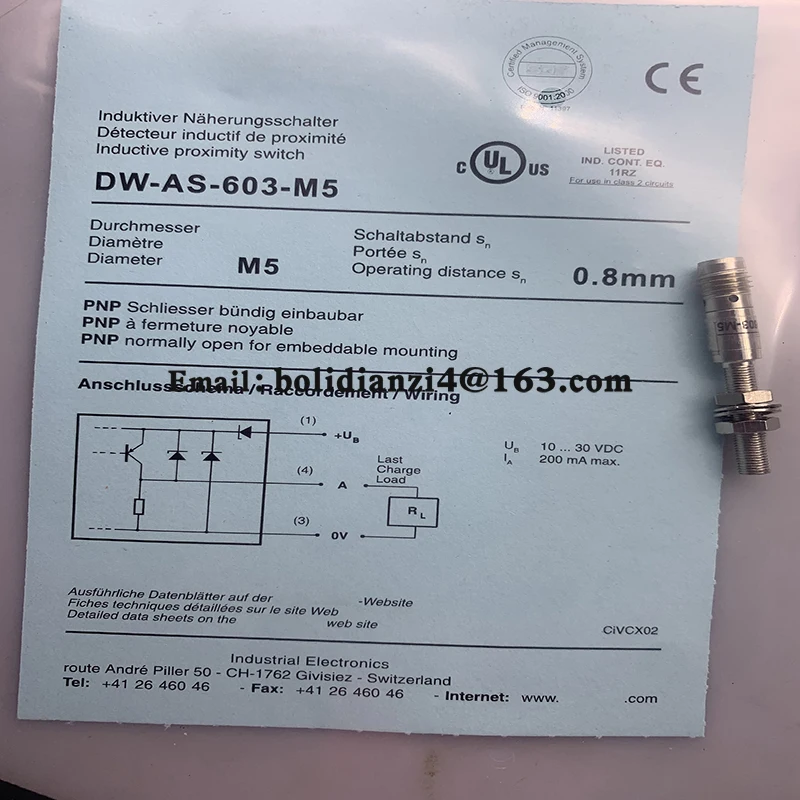 Original sensor DW-AS-603-M5 DW-AS-621-M8 DW-AS-621-M8-001 DW-AS-501-M30-120 DW-AS-503-M30-120 DW-AS-504-M30-120 In stock
Original sensor DW-AS-603-M5 DW-AS-621-M8 DW-AS-621-M8-001 DW-AS-501-M30-120 DW-AS-503-M30-120 DW-AS-504-M30-120 In stock