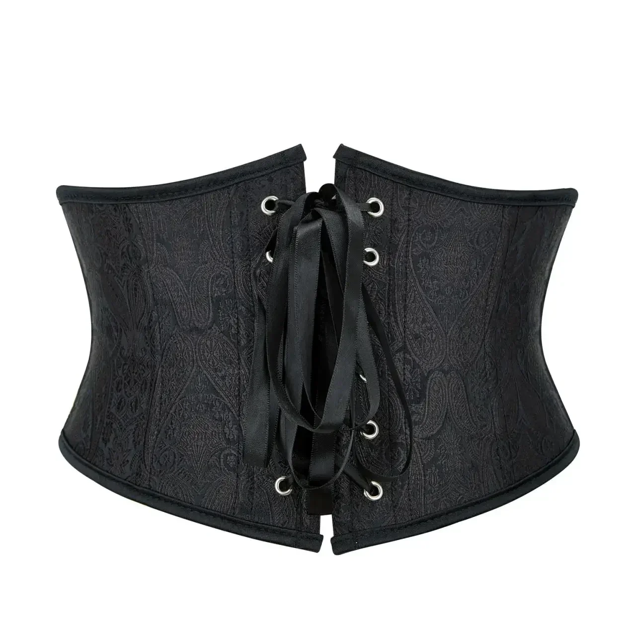 Black Women's Bandage Cummerbund Front Lacing Curvy Waist Belt Cincher Shaper Slimming Underbust Corset
Black Women's Bandage Cummerbund Front Lacing Curvy Waist Belt Cincher Shaper Slimming Underbust Corset