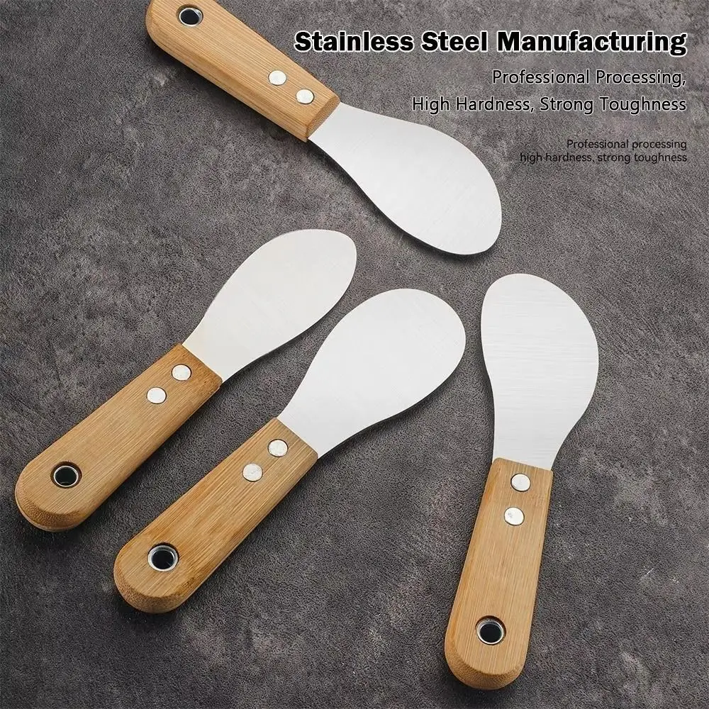 4Pcs Thickened Stainless Steel Glue Scraper Wood Handle High Hardness Caulk Grout Remover Wear-resistant Comfortable Grip
4Pcs Thickened Stainless Steel Glue Scraper Wood Handle High Hardness Caulk Grout Remover Wear-resistant Comfortable Grip