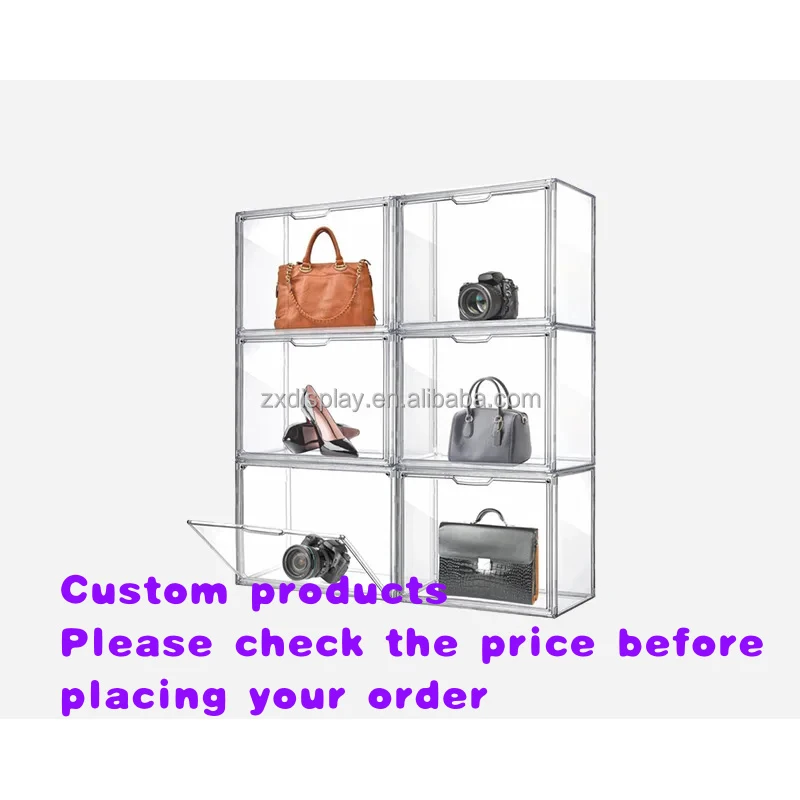 custom.Guangzhou Factory Customized Acrylic Handbag Display Cabinet , Acrylic Display Convenient Easy to
custom.Guangzhou Factory Customized Acrylic Handbag Display Cabinet , Acrylic Display Convenient Easy to