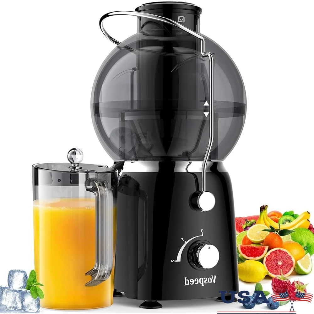 750W Juicer Machine Whole Fruit Extractor 35 Inch Wide Mouth Easy Cleaning Juice Maker with 2 Speed Control and Brush
750W Juicer Machine Whole Fruit Extractor 35 Inch Wide Mouth Easy Cleaning Juice Maker with 2 Speed Control and Brush