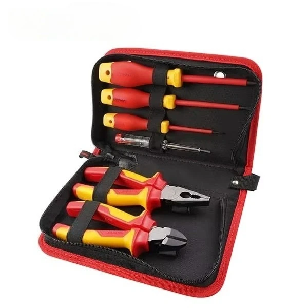 569866 6pcs Insulated Household Screwdriver Hand Tool Kit Set
569866 6pcs Insulated Household Screwdriver Hand Tool Kit Set