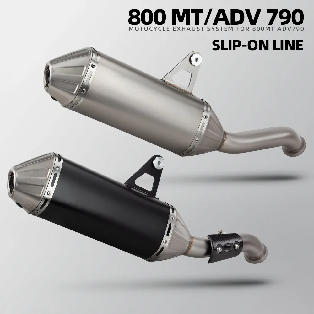 890ADV exhaust Slip on Line muffler For 790ADV 890ADV 790/890 Adventure R/Rally 800MT Explore Ibex 800 Touring/E moto tail pipe
890ADV exhaust Slip on Line muffler For 790ADV 890ADV 790/890 Adventure R/Rally 800MT Explore Ibex 800 Touring/E moto tail pipe