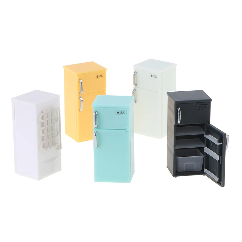 1Pc 1:12 Dollhouse mini plastic refrigerator model Toy for Children's Dollhouse Furniture Accessories
1Pc 1:12 Dollhouse mini plastic refrigerator model Toy for Children's Dollhouse Furniture Accessories