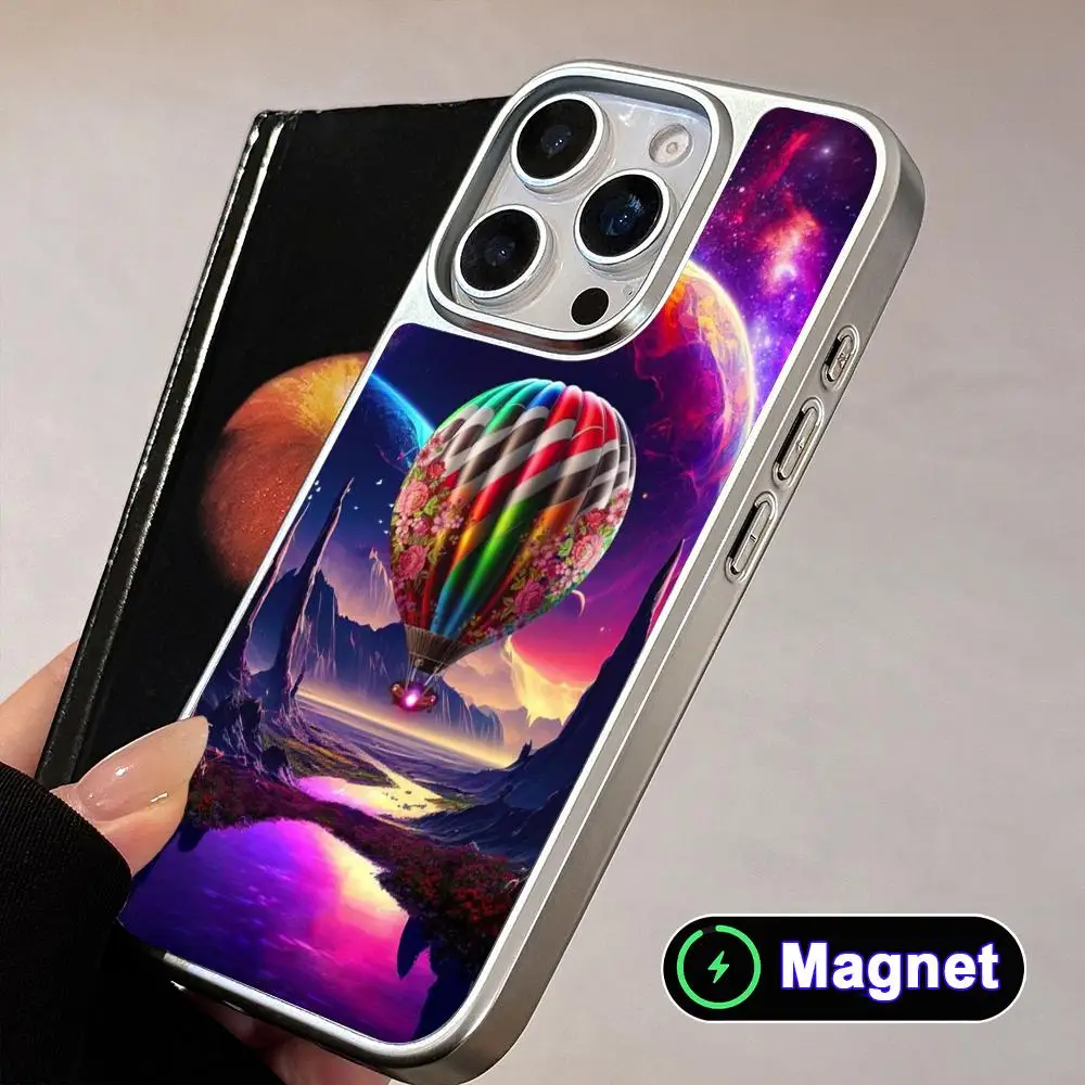 Hot Air Balloon Phone Case for iPhone 17 16 15 14 13 12 11 Air Pro Max Plus Electroplated Silver Magnet Cover
Hot Air Balloon Phone Case for iPhone 17 16 15 14 13 12 11 Air Pro Max Plus Electroplated Silver Magnet Cover