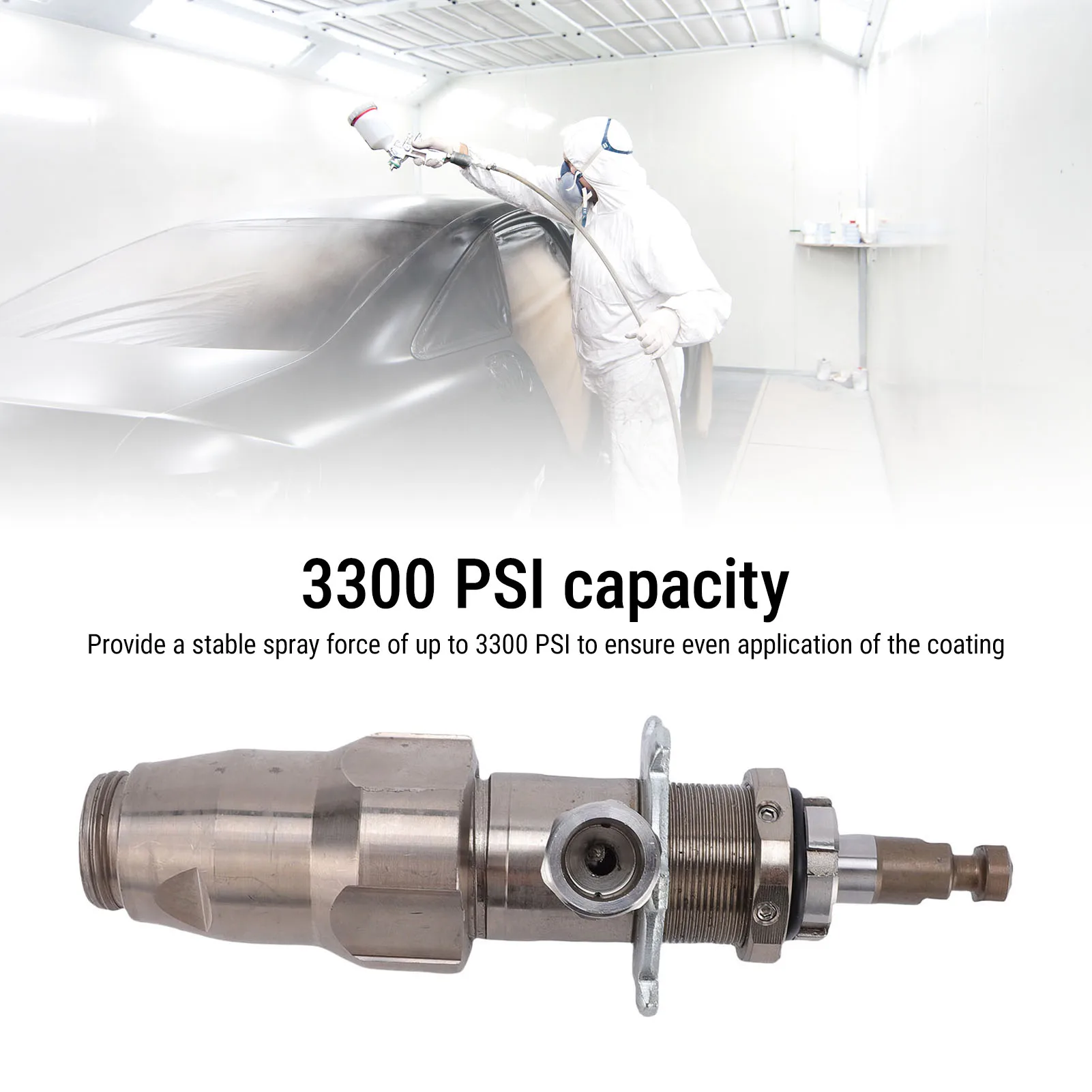 Airless Sprayer Pump 17C487 17C721 3300 PSI Capacity PC Paint Sprayer Part Replacement For Ultra Max II 490 495 595 PC Pro 390 P
Airless Sprayer Pump 17C487 17C721 3300 PSI Capacity PC Paint Sprayer Part Replacement For Ultra Max II 490 495 595 PC Pro 390 P