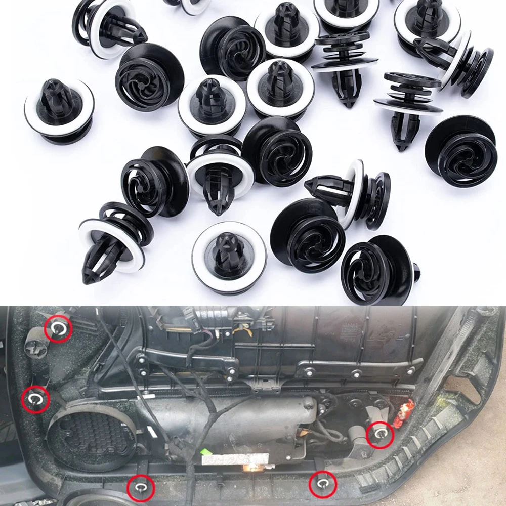10pcs Auto Car Door Card Bumper Side Skirts Mounting Retainers Clips Car Door Trim Panel Rivets Clips for Audi A3 8P A4 B6 B7
10pcs Auto Car Door Card Bumper Side Skirts Mounting Retainers Clips Car Door Trim Panel Rivets Clips for Audi A3 8P A4 B6 B7