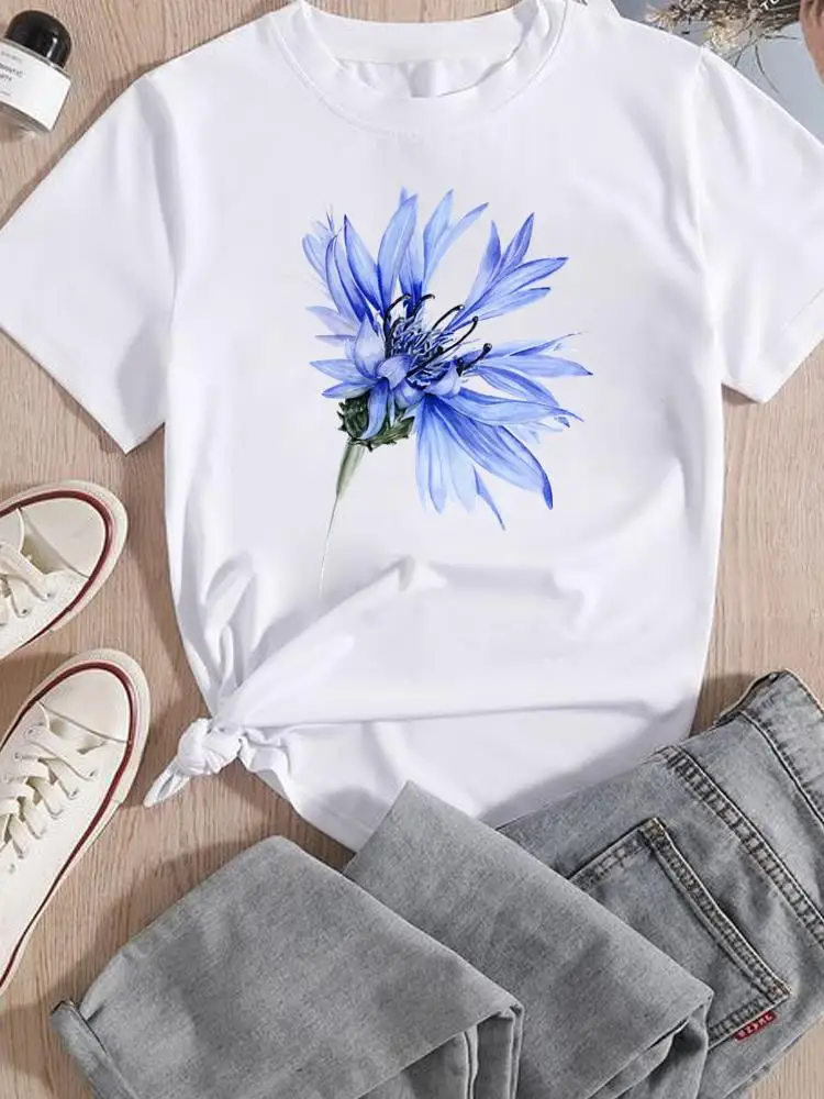 Flower Style Cute Sweet 90s Printed Graphic T Top Women Fashion T-Shirt Cartoon Tshirts Tee Casual Lady Print Clothing
Flower Style Cute Sweet 90s Printed Graphic T Top Women Fashion T-Shirt Cartoon Tshirts Tee Casual Lady Print Clothing