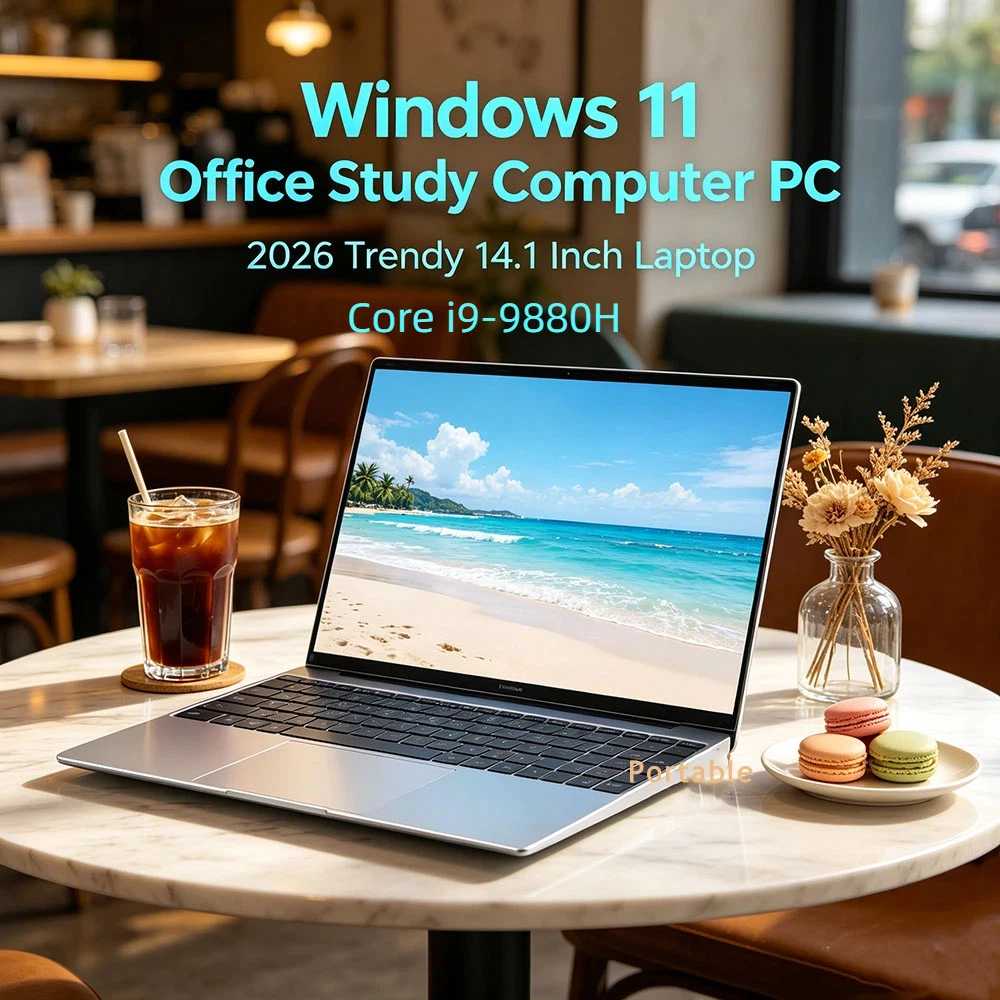 Grand Intel Core i9-9880H Laptop 14.1 Inch 32GB Large RAM 2TB SSD 1080P HD Windows 11 Pro High Performance Ultra Slim Gaming PC
Grand Intel Core i9-9880H Laptop 14.1 Inch 32GB Large RAM 2TB SSD 1080P HD Windows 11 Pro High Performance Ultra Slim Gaming PC