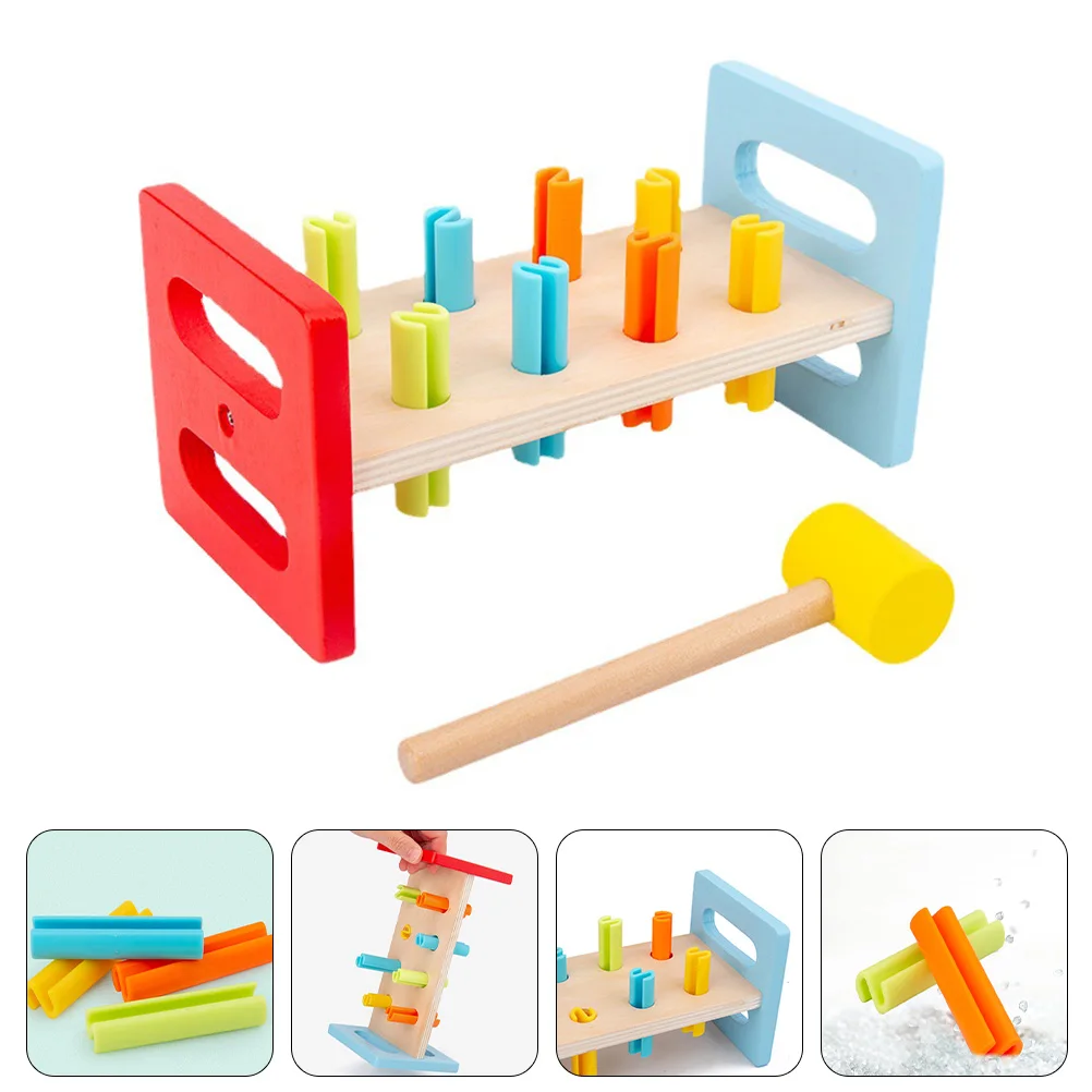 1 set Hammering Pounding Plaything For Kids Children Educational Early Learning Hammer Wooden Beating Plaything 
1 set Hammering Pounding Plaything For Kids Children Educational Early Learning Hammer Wooden Beating Plaything