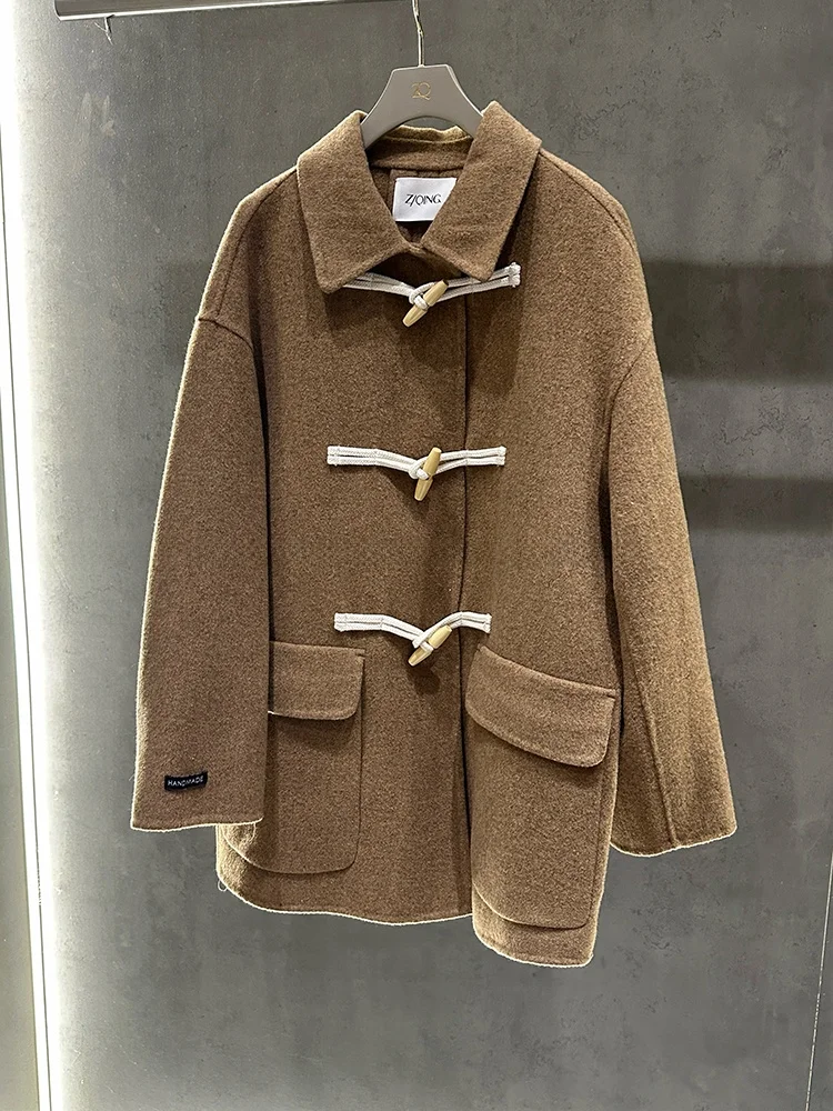 Двустороннее шерстяное пальто ZQ, повседневное, тонкое, длинное, с длинными рукавами, для молодых женщин, осень 2025, размер S
Двустороннее шерстяное пальто ZQ, повседневное, тонкое, длинное, с длинными рукавами, для молодых женщин, осень 2025, размер S