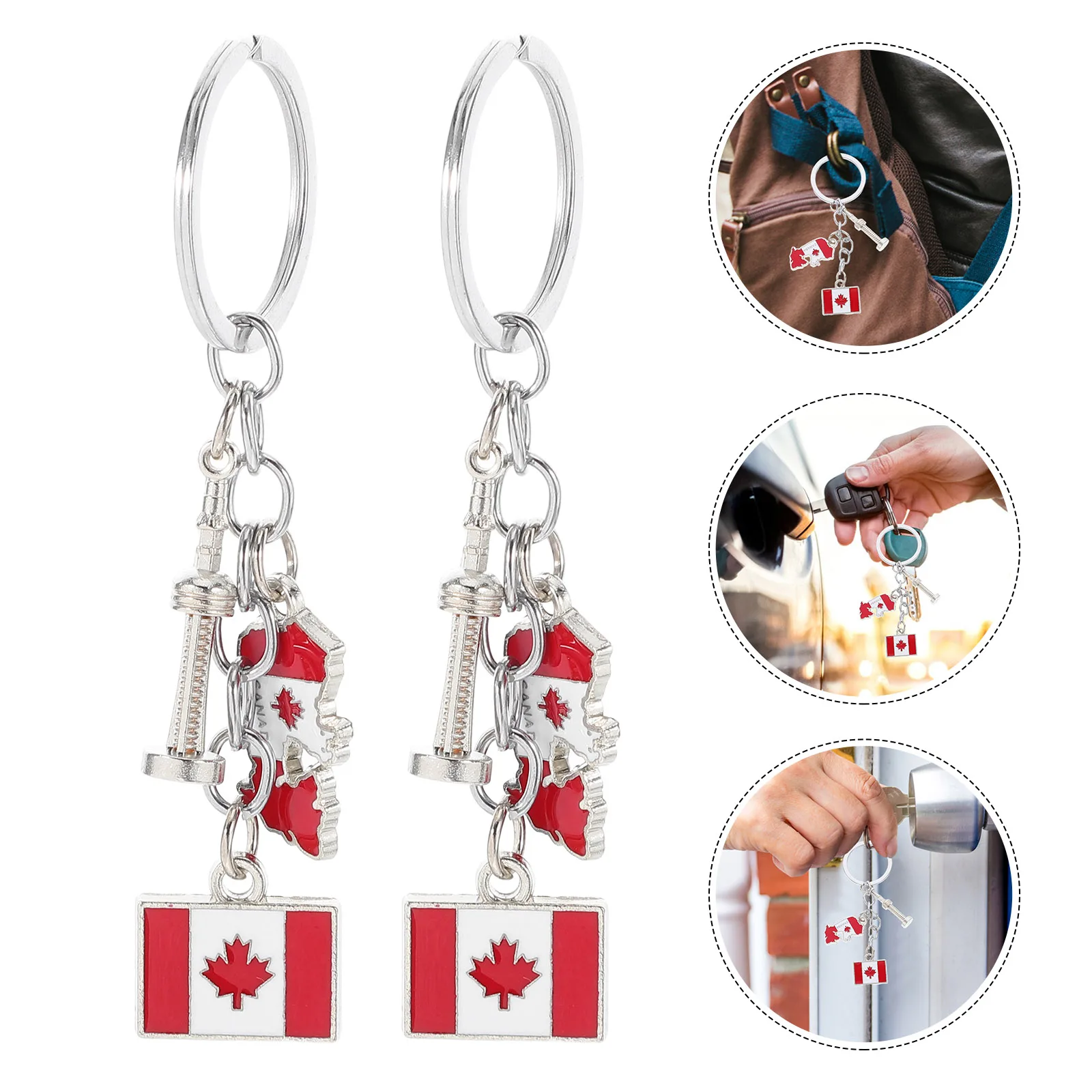 4pcs Maple Leaf Keychains Canadian Flag Design Canada Day Gifts Party Favors Decorative Accessories Zinc Alloy
4pcs Maple Leaf Keychains Canadian Flag Design Canada Day Gifts Party Favors Decorative Accessories Zinc Alloy