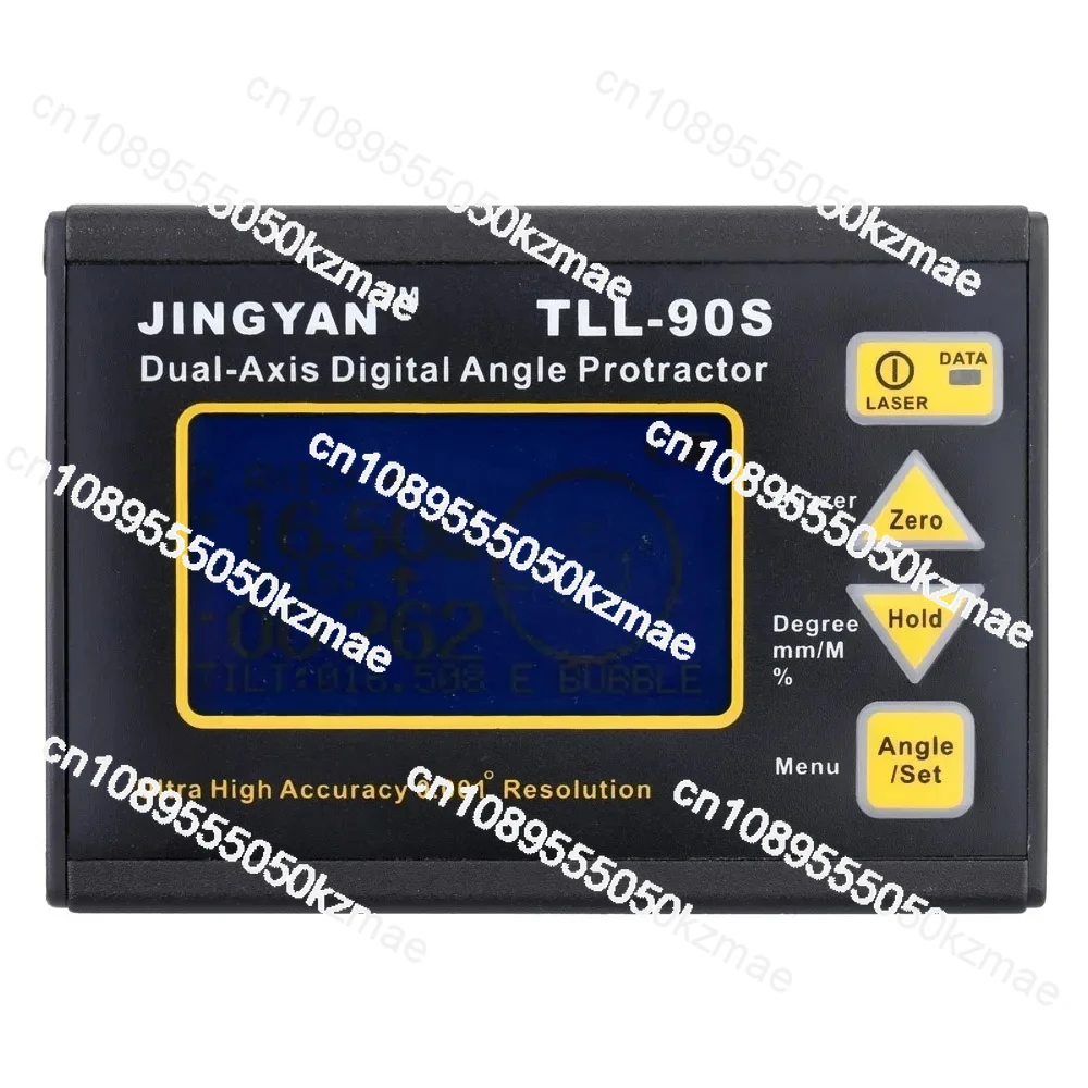 IN STOCK 2025 Jingyan TLL-90S Biaxial Level High Precision Angle Meter 0.005 Degree Laser Digital Display Inclinometer Gyroscope
IN STOCK 2025 Jingyan TLL-90S Biaxial Level High Precision Angle Meter 0.005 Degree Laser Digital Display Inclinometer Gyroscope