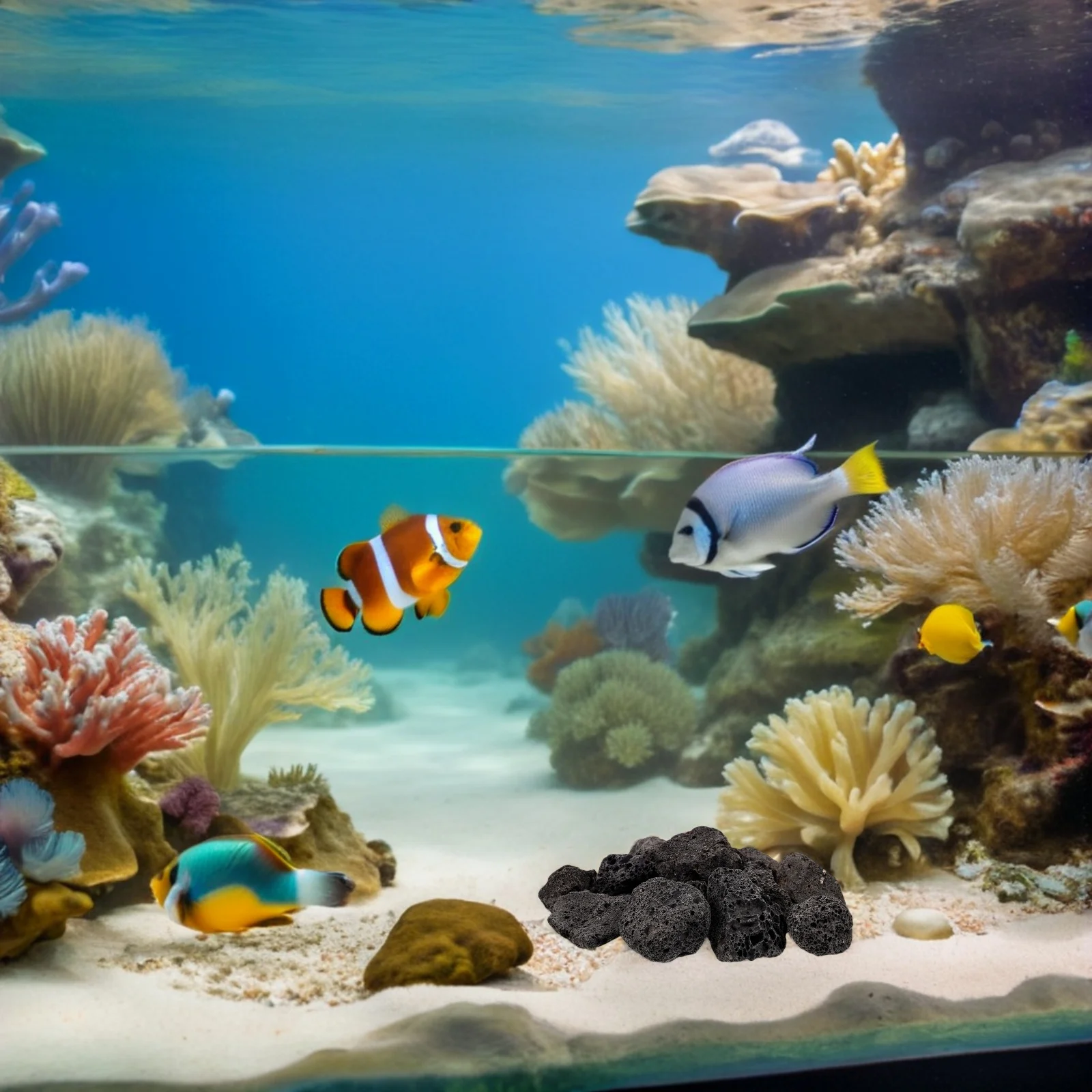 1Pack Decorative Volcanic Rocks Natural Lava Stones for Aquarium Fish Tank Potted Plants Succulents Water
1Pack Decorative Volcanic Rocks Natural Lava Stones for Aquarium Fish Tank Potted Plants Succulents Water