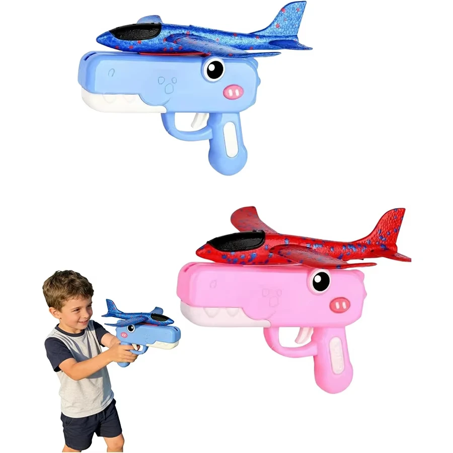 Dumb Dinosaur Ejection Foam Aircraft Toy Gun One Click Launch Three Colors of Indoor and Outdoor Aircraft Guns Can Be Selected
Dumb Dinosaur Ejection Foam Aircraft Toy Gun One Click Launch Three Colors of Indoor and Outdoor Aircraft Guns Can Be Selected