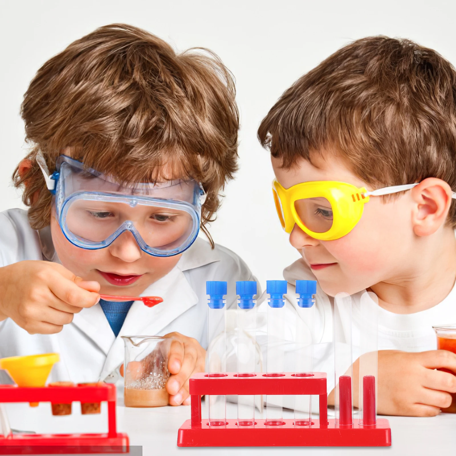 1 set Plastic Test Tubes Kids Science Lab Rack Clear Storage Lightweight Smooth Premium Toy Experiment Learning Tools
1 set Plastic Test Tubes Kids Science Lab Rack Clear Storage Lightweight Smooth Premium Toy Experiment Learning Tools