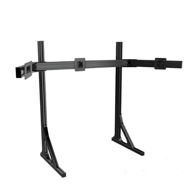 Three-screen monitor bracket 4080 aluminum profile racing emulator floor triple screen single screen hanger
Three-screen monitor bracket 4080 aluminum profile racing emulator floor triple screen single screen hanger