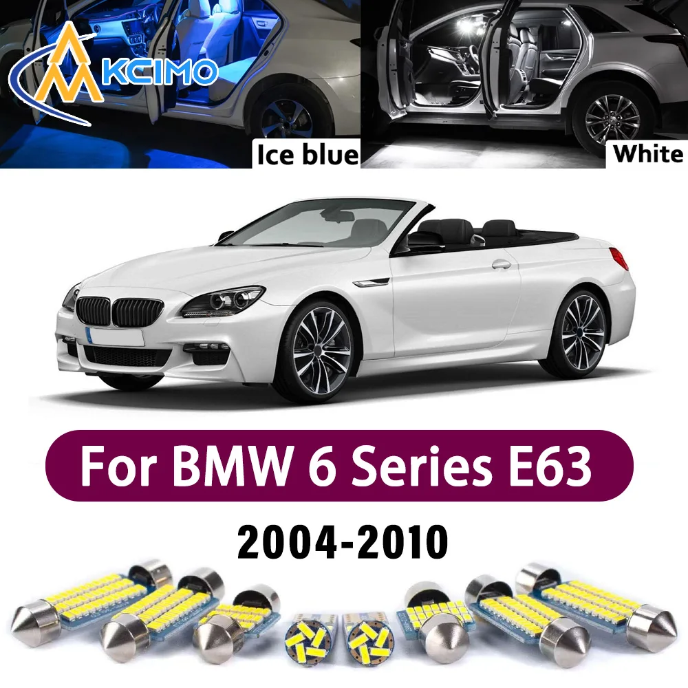 High-Quality Light Bulb For BMW 6 Series E63 E64 2004-2010 LED Interior Dome Trunk Reading Mirror Error-Free Safer Lights
High-Quality Light Bulb For BMW 6 Series E63 E64 2004-2010 LED Interior Dome Trunk Reading Mirror Error-Free Safer Lights