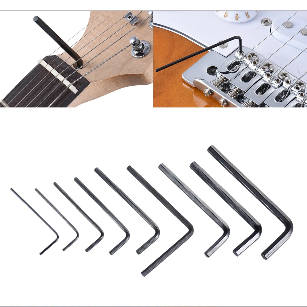 9Pcs Guitar Bass Neck Bridge Screw Truss Rod Adjustment Wrench Set Repair Tool
9Pcs Guitar Bass Neck Bridge Screw Truss Rod Adjustment Wrench Set Repair Tool