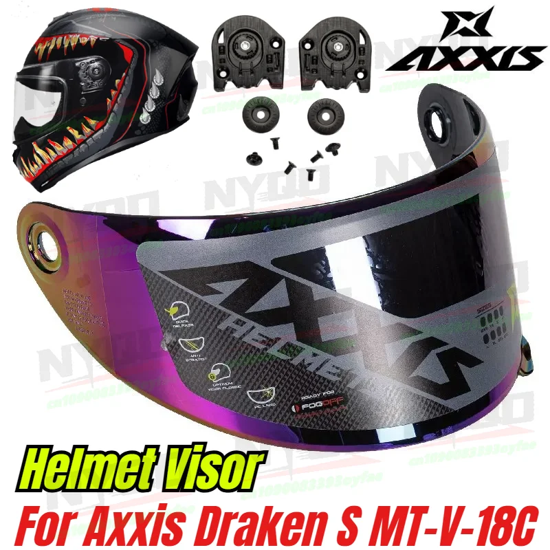 MT Original Helmet Visors MT-V-18C AXXIS DARKENS High-definition Transparent Lens Anti UV Windshield and Lens Base
MT Original Helmet Visors MT-V-18C AXXIS DARKENS High-definition Transparent Lens Anti UV Windshield and Lens Base