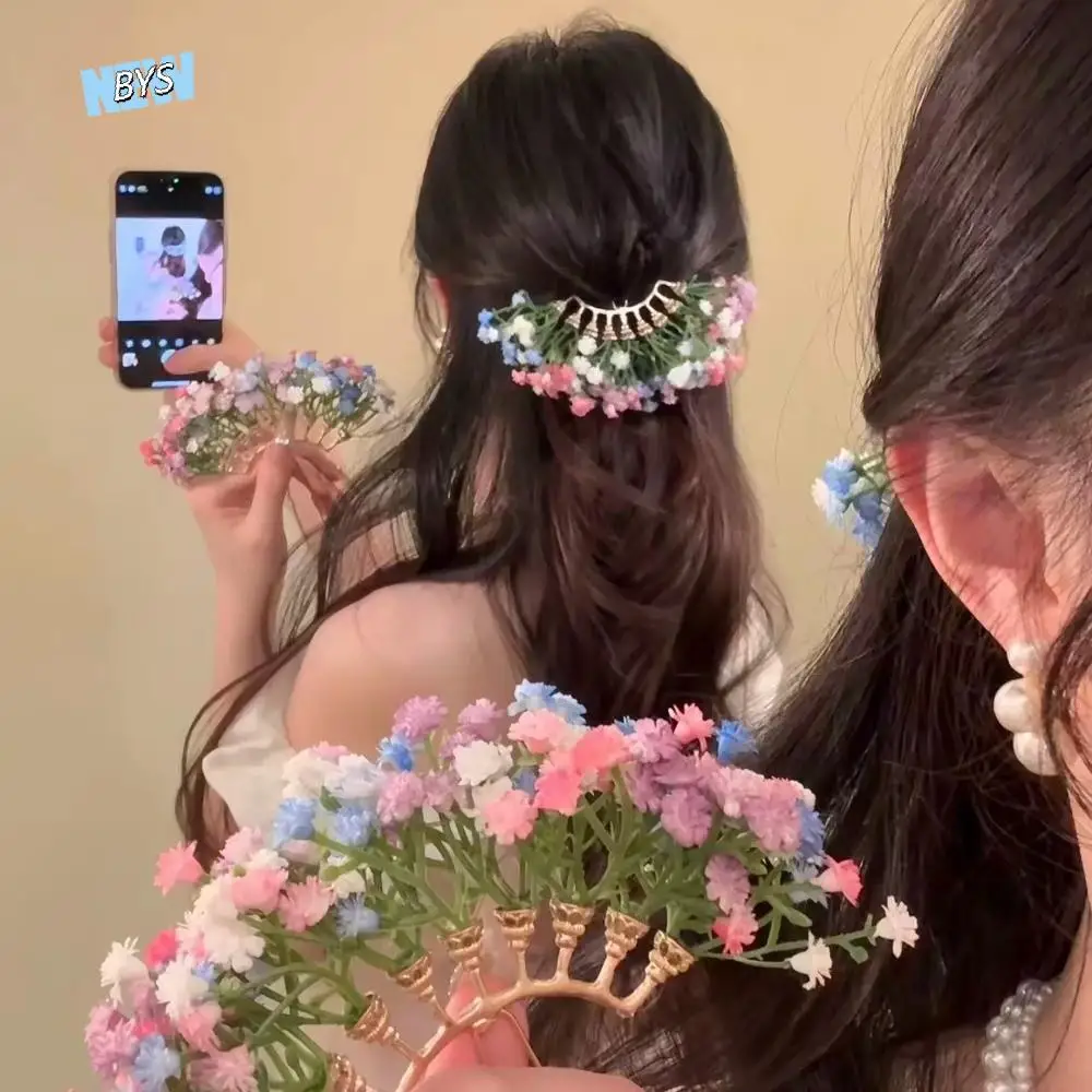 Elegant Sweet Starry Sky Flower Hiar Stick Fairy Simulation Flower Thai Hairpin Bohemian Hair Fork Bride Hair Accessories Female
Elegant Sweet Starry Sky Flower Hiar Stick Fairy Simulation Flower Thai Hairpin Bohemian Hair Fork Bride Hair Accessories Female