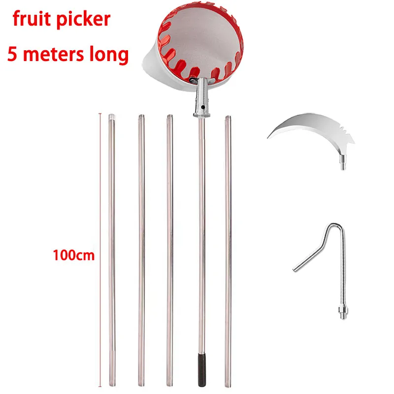 fruit picker pole with basket long high altitude picking pole cutter 3 m fruit tree pruning stainless steel fruit picking tool
fruit picker pole with basket long high altitude picking pole cutter 3 m fruit tree pruning stainless steel fruit picking tool