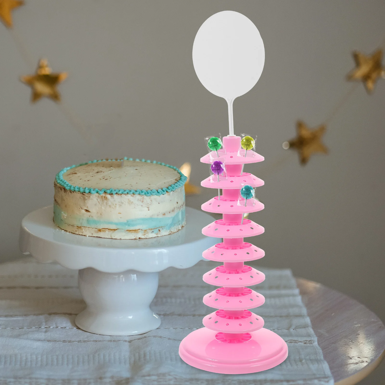 2 Tier Lollipop Display Stand PP Material Cake Pops Holder MultiLayer Storage Candy Holder Cakesicle Birthday Party Candy Decor
2 Tier Lollipop Display Stand PP Material Cake Pops Holder MultiLayer Storage Candy Holder Cakesicle Birthday Party Candy Decor