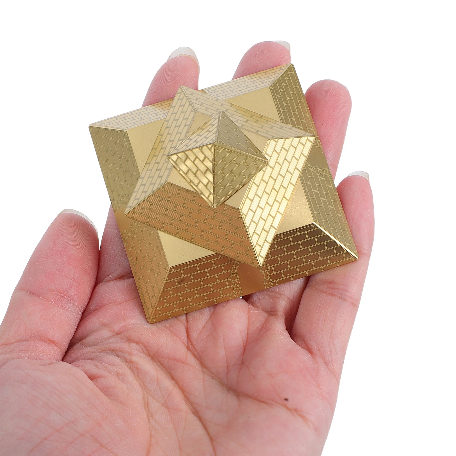 Brass Pyramid Desktop Decoration Rotating Miniature Office Toy Stress Reliever Ancient Egypt Figurine Craftsmanship Artistic
Brass Pyramid Desktop Decoration Rotating Miniature Office Toy Stress Reliever Ancient Egypt Figurine Craftsmanship Artistic