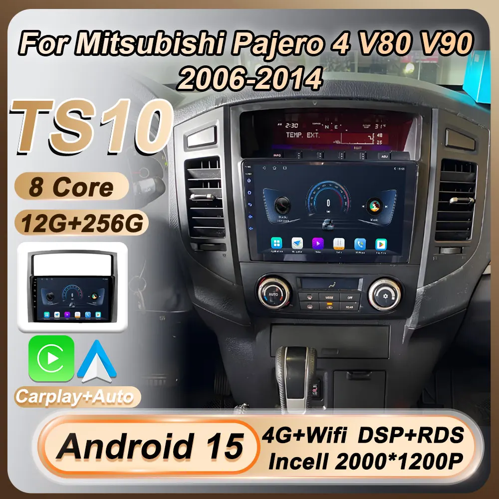 Android 15 Car Radio For Mitsubishi Pajero 4 V80 V90 2006-2014 Carplay Auto Screen 2 Din Stereo Head Unit 8 Core GPS Bluetooth
Android 15 Car Radio For Mitsubishi Pajero 4 V80 V90 2006-2014 Carplay Auto Screen 2 Din Stereo Head Unit 8 Core GPS Bluetooth