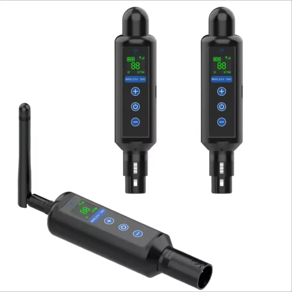 2026New Super Wireless 2.4G DMX Controller Receiver Transmitter For LED For Stage Lighting Control Disco Party Bar Lighting 3Pcs
2026New Super Wireless 2.4G DMX Controller Receiver Transmitter For LED For Stage Lighting Control Disco Party Bar Lighting 3Pcs