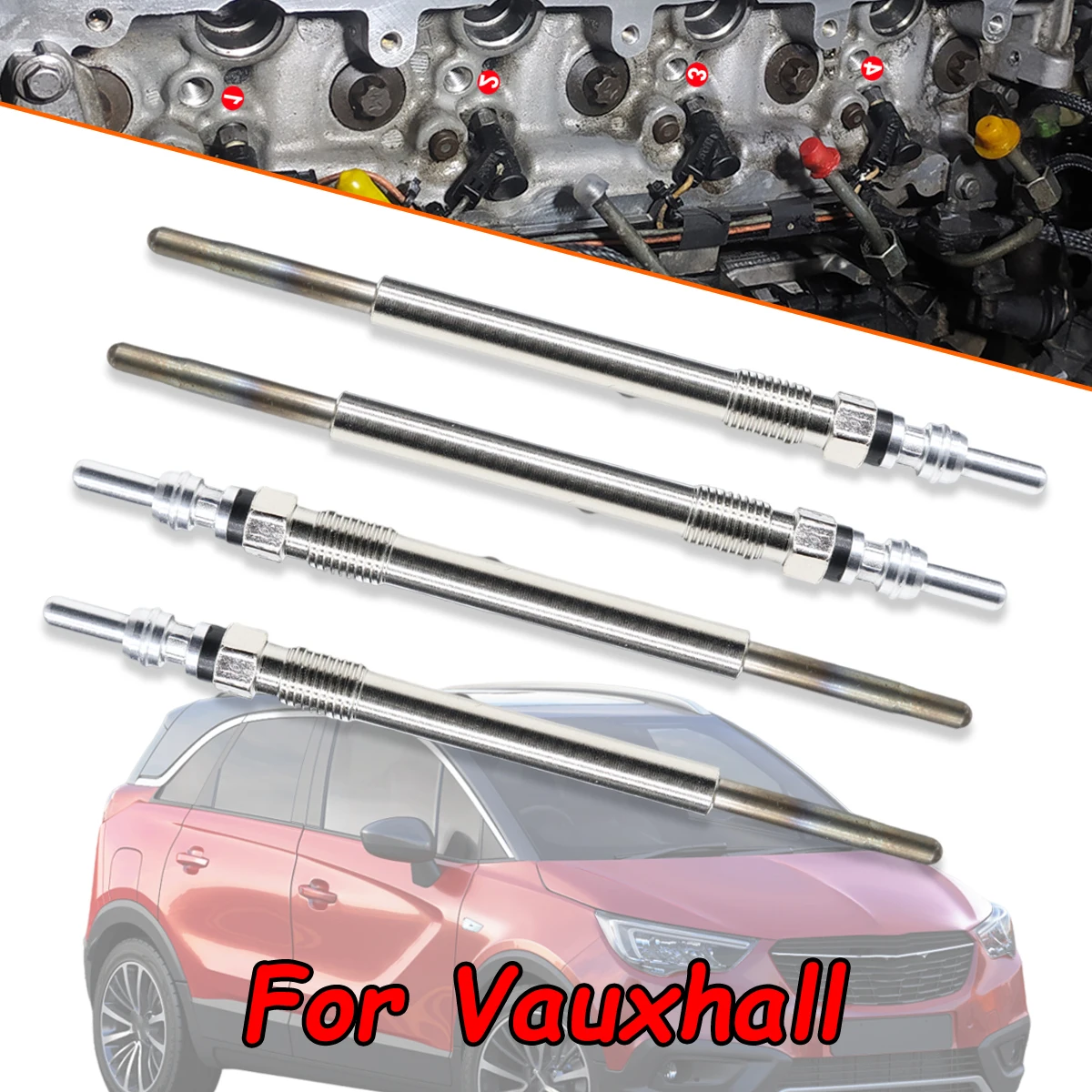 5V Car Diesel Heater Nickel Plating Glow Plugs Replacement 3646409 For Vauxhall Crossland X Grandland X 1.6 Turbo D Vivaro 2.0
5V Car Diesel Heater Nickel Plating Glow Plugs Replacement 3646409 For Vauxhall Crossland X Grandland X 1.6 Turbo D Vivaro 2.0