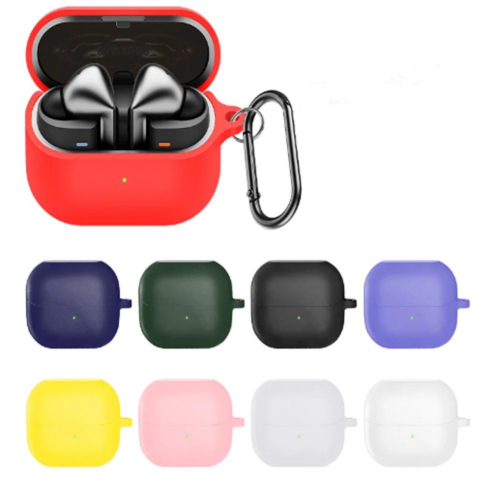 Silicone Case Cover for 2024 Galaxy Buds 3 Pro Wireless Earbuds Protective Scratch Resistant Protective Case with Carabiner
Silicone Case Cover for 2024 Galaxy Buds 3 Pro Wireless Earbuds Protective Scratch Resistant Protective Case with Carabiner
