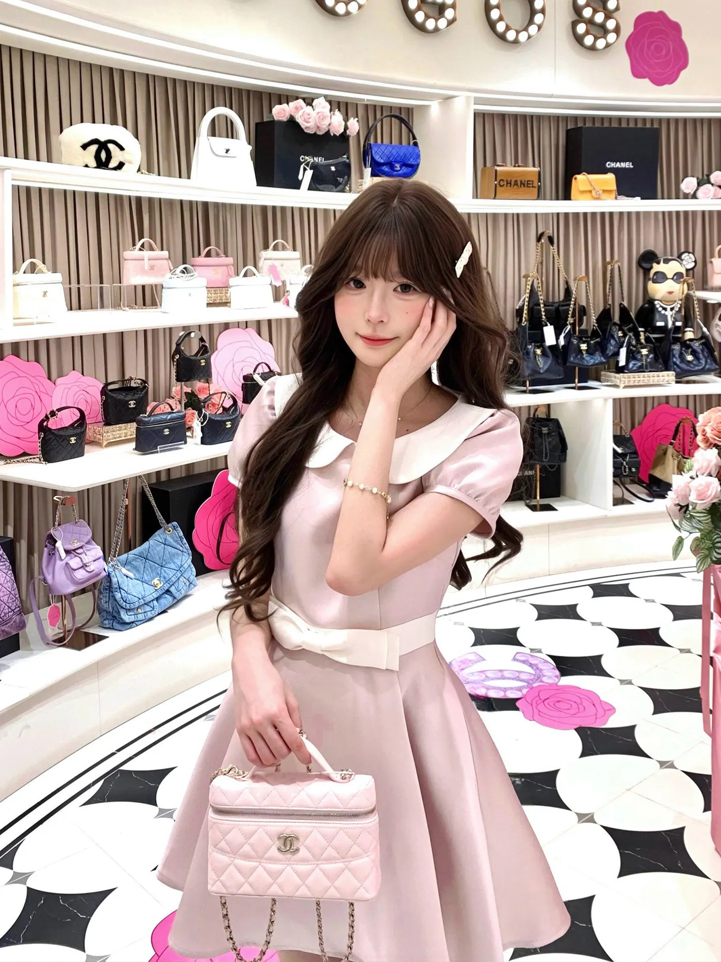 Sweet Princess Style Knot Dress Silk Women's Summer Waist Cinching Pink Short Skirt Frock for plus Size Girls
Sweet Princess Style Knot Dress Silk Women's Summer Waist Cinching Pink Short Skirt Frock for plus Size Girls