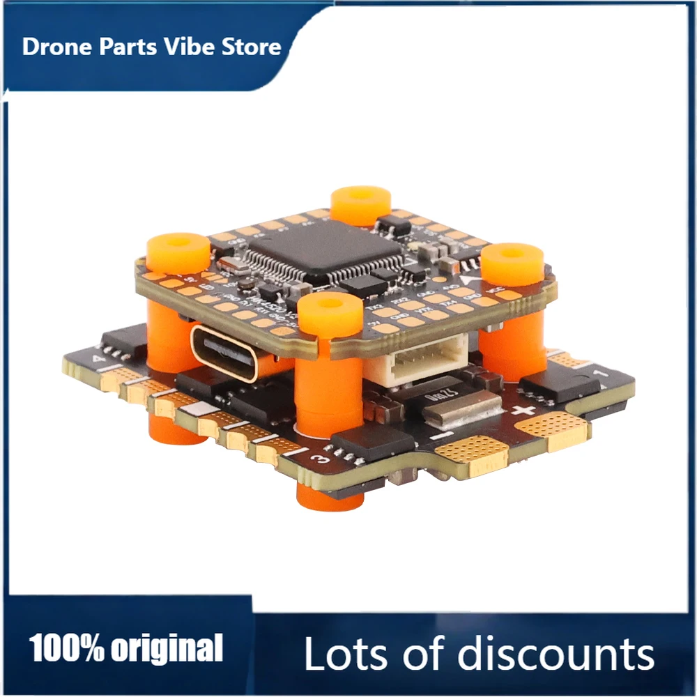 Полетный контроллер FyBLHeli-32 65A 4-в-1 ESC & FC FPV Stack, отверстие 20x20 мм, 2-8S, двойной BEC, гироскопы ICM-42688, для гоночных FPV дронов на радиоуправлении
Полетный контроллер FyBLHeli-32 65A 4-в-1 ESC & FC FPV Stack, отверстие 20x20 мм, 2-8S, двойной BEC, гироскопы ICM-42688, для гоночных FPV дронов на радиоуправлении