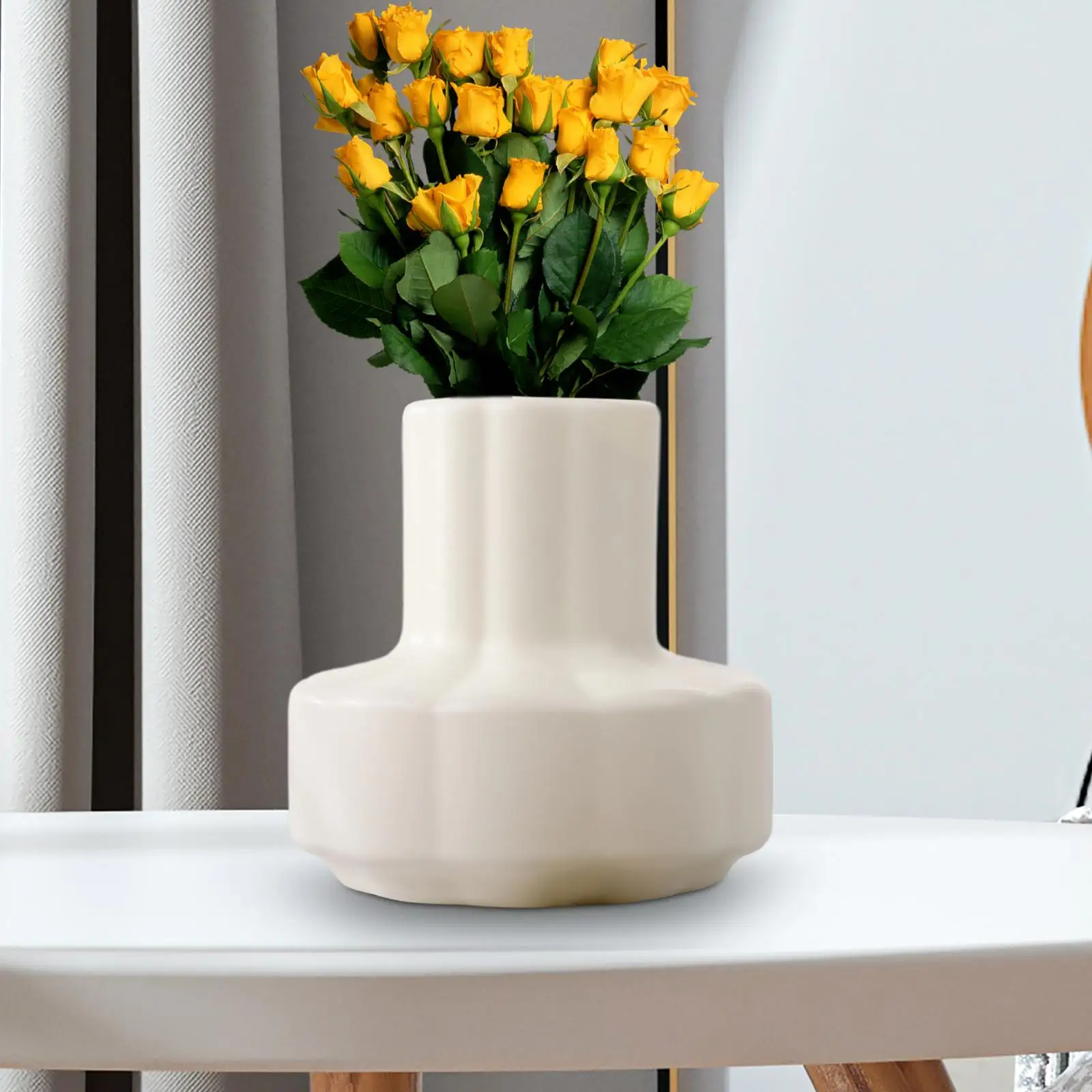 Flower Vase Minimalist Flower Pot Table Centerpiece Floral Arrangement Decorative Vase for Fireplace Office Shelf Home Entryway
Flower Vase Minimalist Flower Pot Table Centerpiece Floral Arrangement Decorative Vase for Fireplace Office Shelf Home Entryway